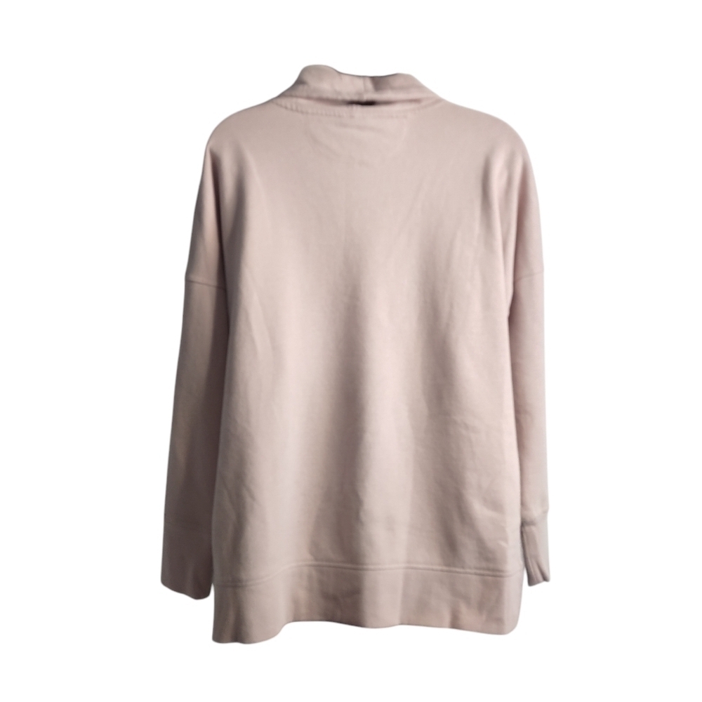 Calvin Klein Women's Dusty Pink Embroidered Logo Fleece Lined Hoodie Size Small - Picture 2 of 9
